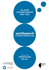 Plakat 20 Jahre Stromkilometer