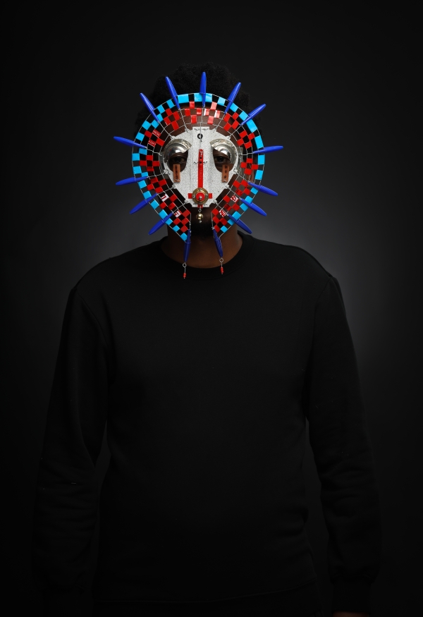 Cyrus Kabiru, Wearing African Mask II, 2022 Cyrus Kabiru, Wearing African Mask II, 2022