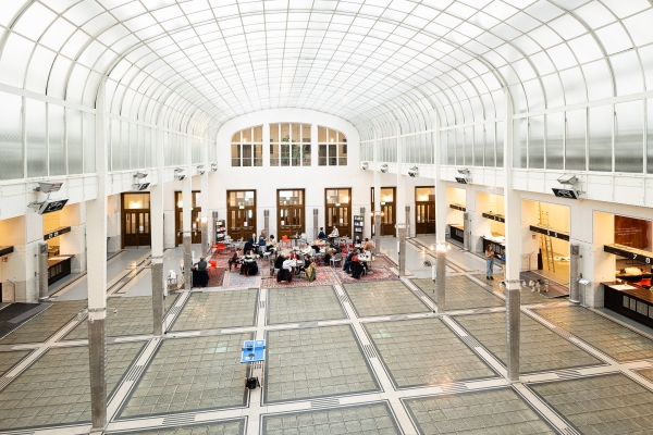 Eingangsbereich der Postsparkasse