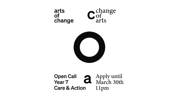 Plakat Open Call Art of Change 2026