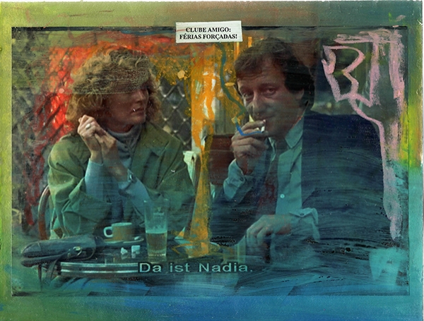 Nadja Abt, Obsession VIII, Clube Amigo: Férias Forçadas, Da ist Nadia.
                                          / Club Friend: Forced Vacation, There is Nadia., film still “Diva” (1981); collage, 2022 