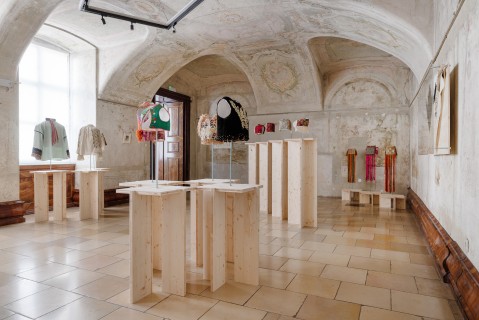 Ausstellungsansicht Textile Transfers